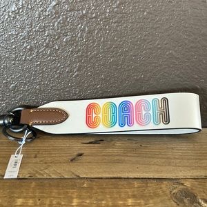 NWT Coach Pride Keychain
